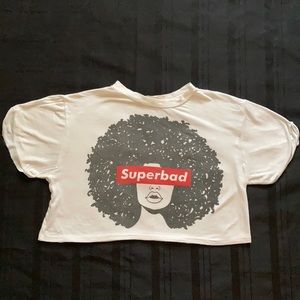 Superbad Afro crop top